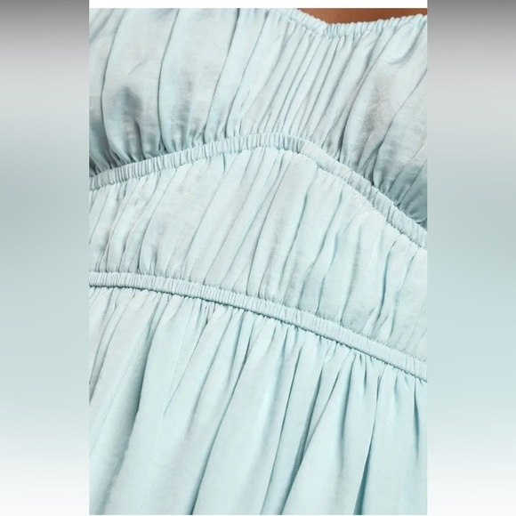 Lulu’s You Give Me Butterflies Light Blue Flutter Sleeve Mini Dress large - Picture 4 of 14